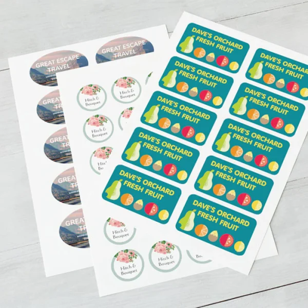 Rounded Rectangle Stickers Wholesale